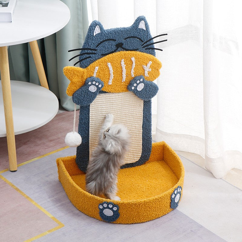 Cute cat scratcher pad - 35 x 60cm