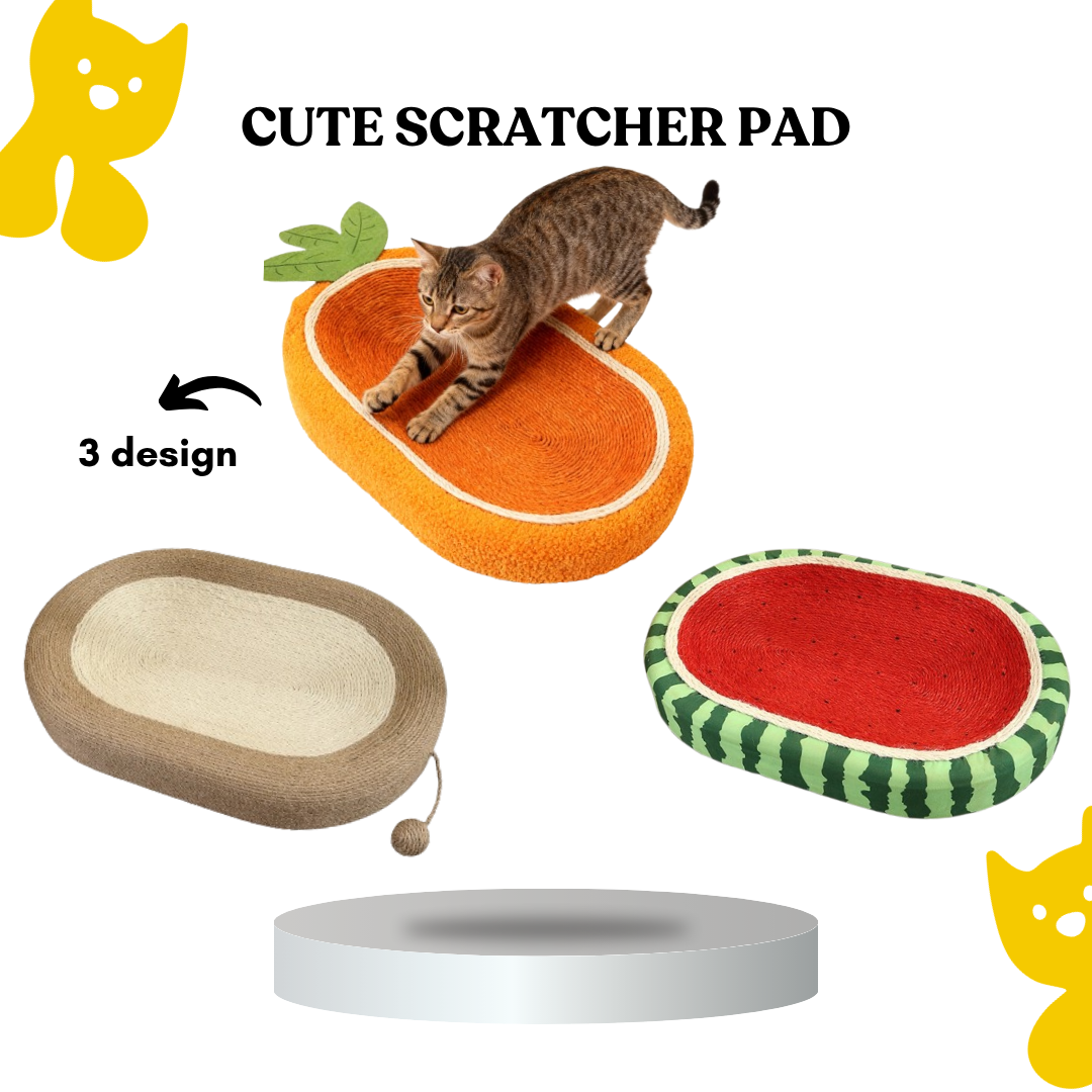 Cute cat scratcher pad - 41 x 60cm