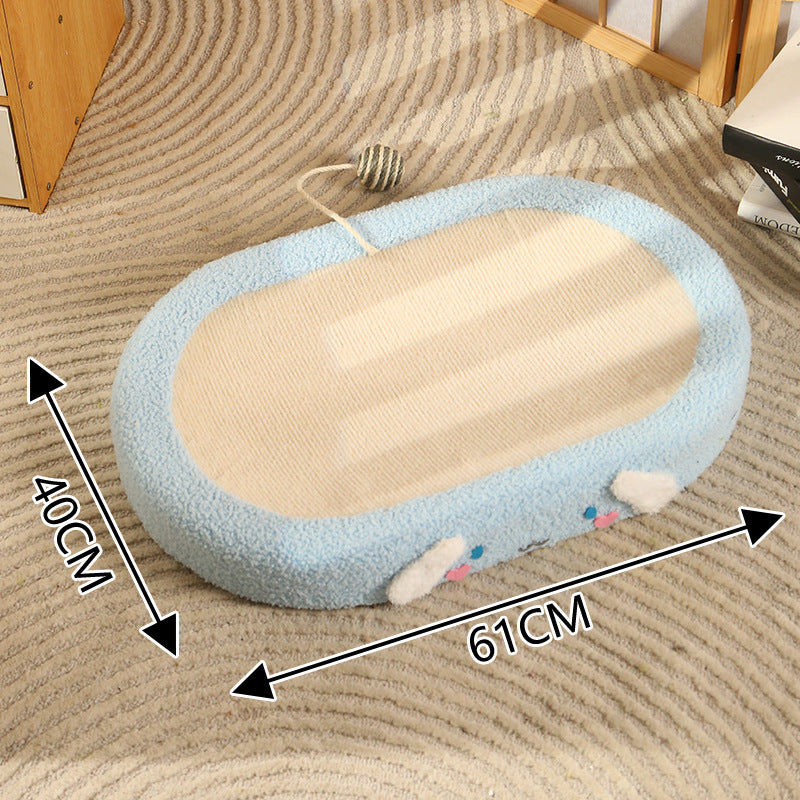Cute cat scratcher pad - 41 x 60cm