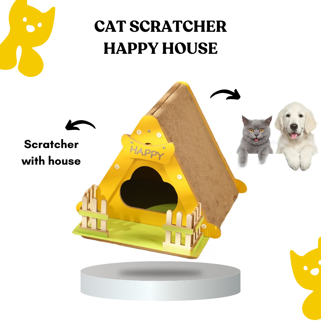 Cat House with Scratching Roof 46x47x35cm
